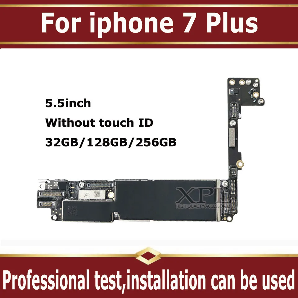 32 Гб 128 ГБ 256 ГБ оригинальная материнская плата для iPhone 7 Plus 7 Plus без touch ID разблокированная материнская плата