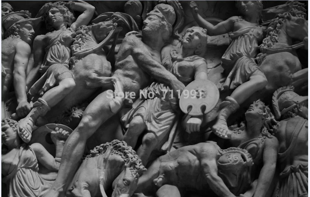 Пользовательские обои для стен 3 d древняя Римская Статуя в гостиную спальню