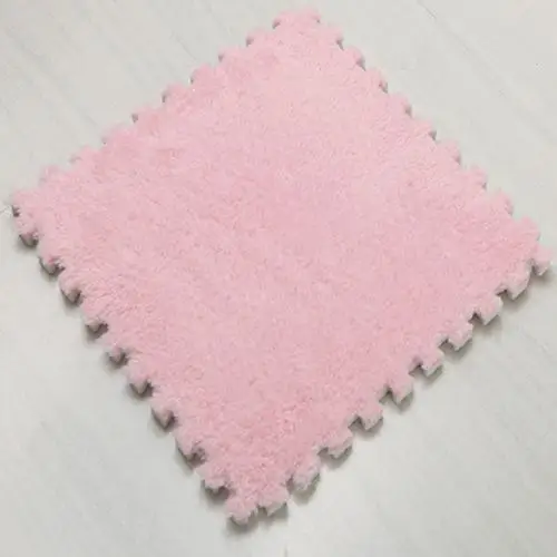 Pink Лидер продаж, ковер 30*30 см, для гостиной, спальни, детей, Детский мягкий ковер, волшебный лоскутный пазл, комбинированные головки, коврик для скалолазания, детский коврик - Цвет: Pink