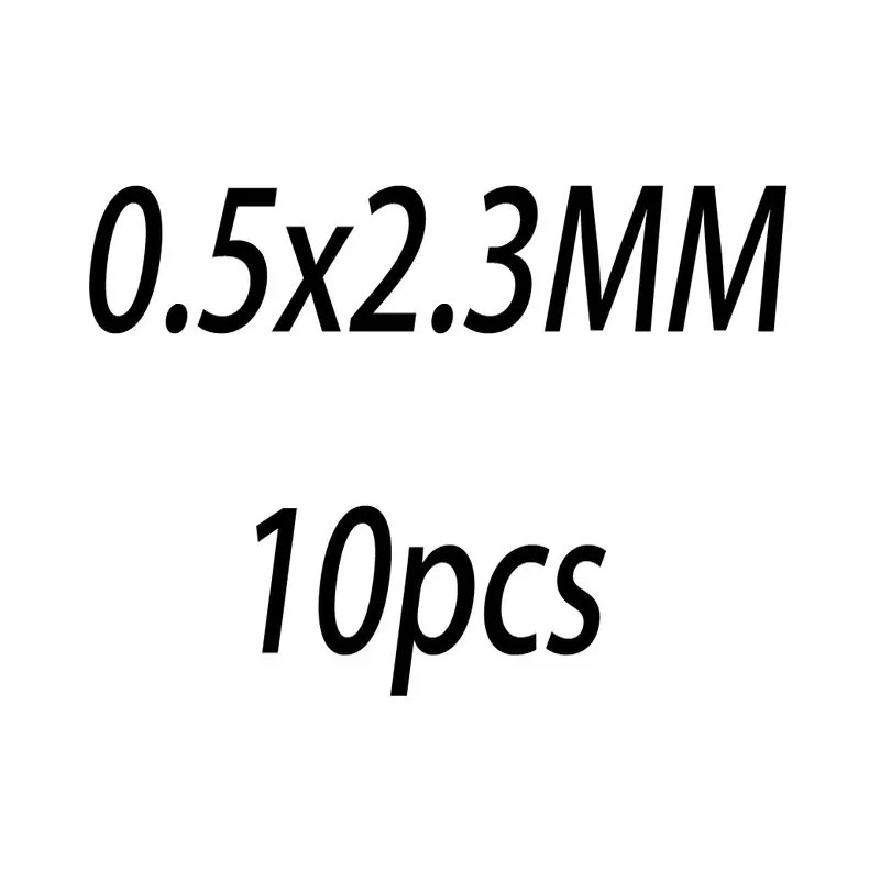 0.5x2.3MM 10PCS 10 шт. 0,5/0,64/0,76/0,81 мм 14 K, покрыто золотом, открытые кольца прыжок из 14-каратного золота с Разделение кольцо для изготовления ювелирных изделий, брелки для ключей& браслет ювелирных изделий - Цвет: 0.5x2.3MM 10PCS