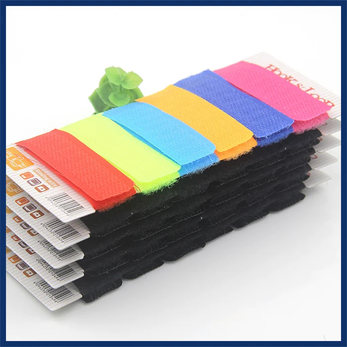 Черная прочная самоклеющаяся клейкая лента без клея на липучках 18 см бесплатная