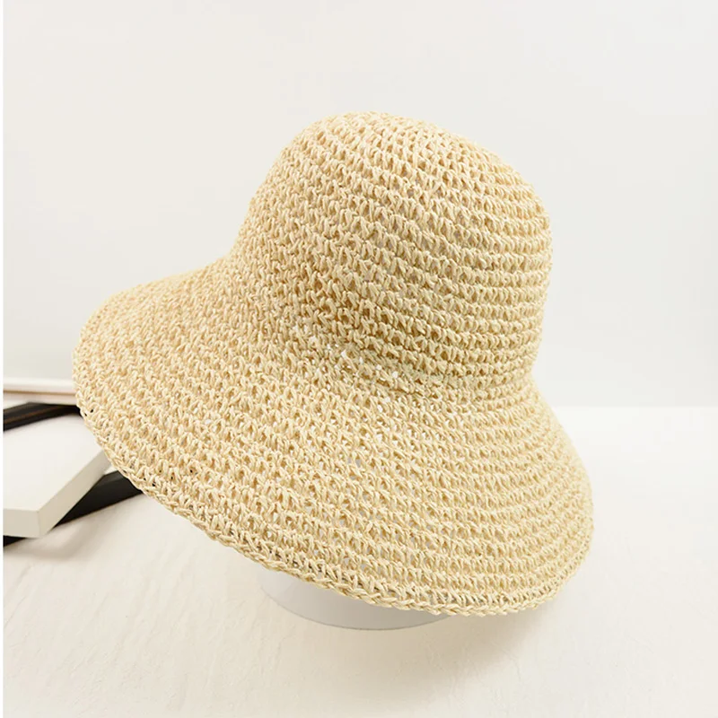 

Fashion Lady Straw Hat Women Summer Sun Visor Sun hat Panama Boater Floppy Bucket Cap Female Beach Sunshade hat