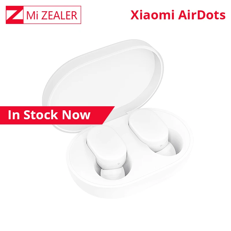 Xiaomi AirDots наушники TWS Bluetooth сенсорное управление гарнитура 5 0 xiaomi Mi с зарядным
