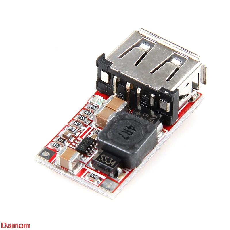 2021 Новый DC понижающий модуль 6 24V 12V/24V до 5V 3A зарядного устройства USB Fr Arduino
