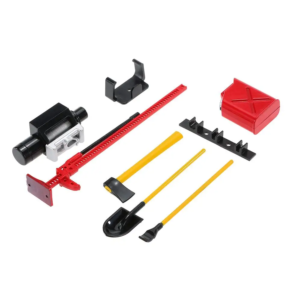 LeadingStar 6Pcs/Set Decoration Tools Set Kit for 1:10 RC Car Accessories Red Yellow Color | Игрушки и хобби