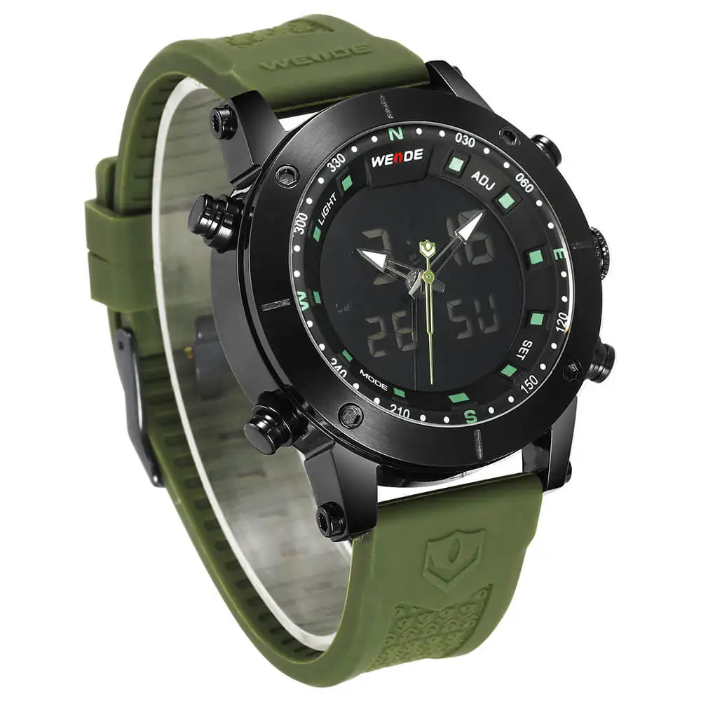 WEIDE роскошный оригинальный для ЖК дисплея цифровые спортивные фитнес часы