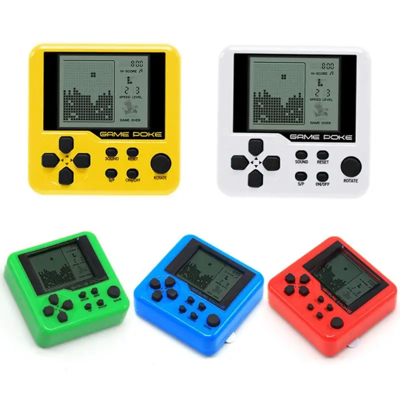 26 классических игр ребенок тетрис карманная игра консолей портативные мини