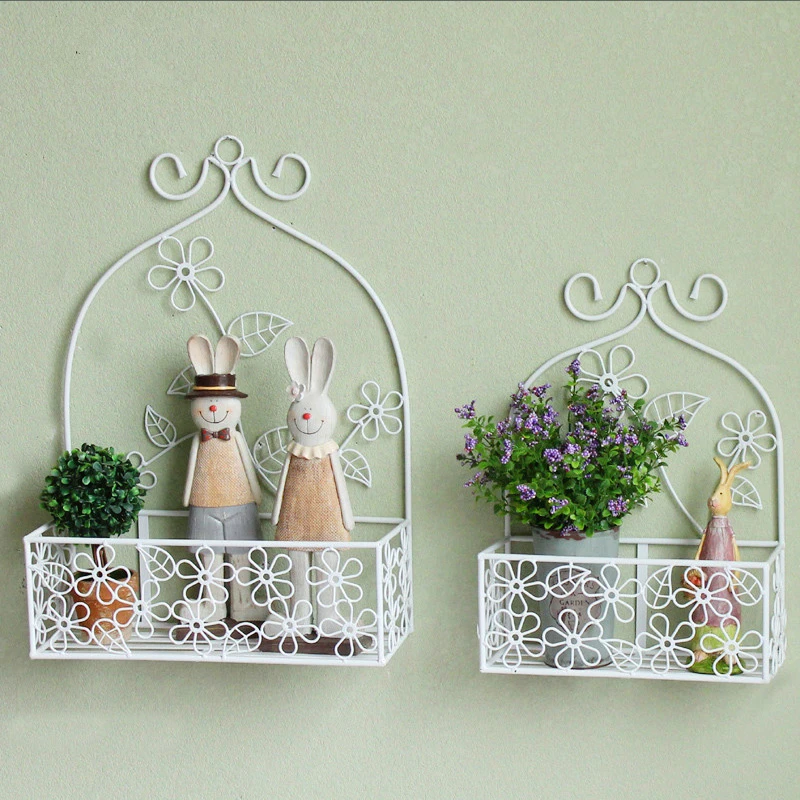 Красивый Железный цветочный магазин Настенная роспись креативный домашний