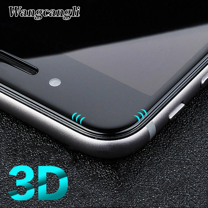 Wangcangli 3D изогнутое закаленное стекло из углеродного волокна с мягкими краями для