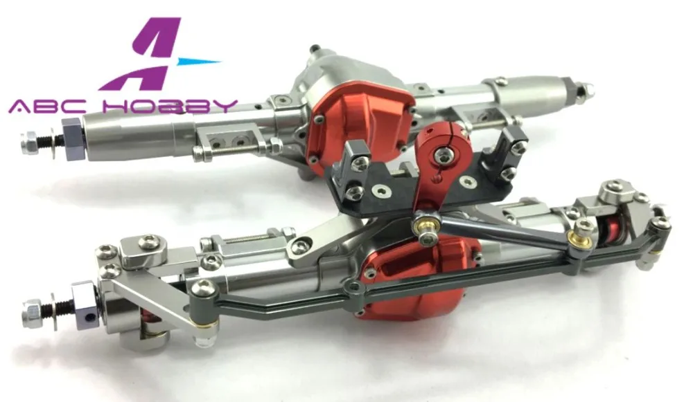 1/10 Crawler Axial SCX10 Front Rear Axles 4 Link Hex Hubs Hardware Deadbolt Wrangler 1set | Игрушки и хобби