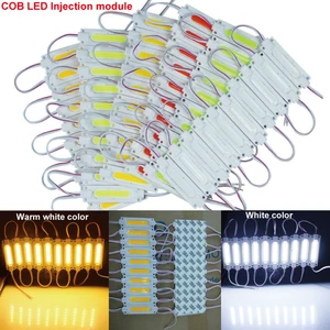20 шт.лот COB инъекционный Светодиодный модуль 12 В постоянного тока с объективом водонепроницаемый IP67 Светодиодный модуль освещения светодиодный знак задние фонари для украшения букв