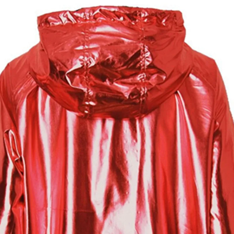 

Waterproof trench coat for 2019 Spring autumn fashion Hooded raincoat Plus size Loose female Windbreaker Casual tops OKXGNZ 1888