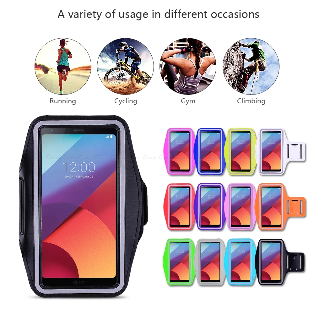 Чехол для телефона для занятий спортом, тренировок, бега, велоспорта, LG G8S G8X G8 G7 ThinQ G6 Plus G5 SE G4C G4 Mini Beat Stylus One Arm Band чехол