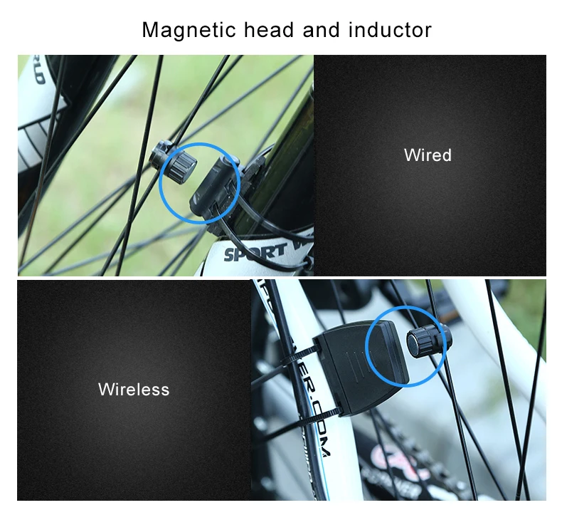 INBIKE 2,8 ''большой экран велосипедный беспроводной Велосипедный компьютер непромокаемый Спидометр Одометр секундомер велосипедные компьютерные аксессуары
