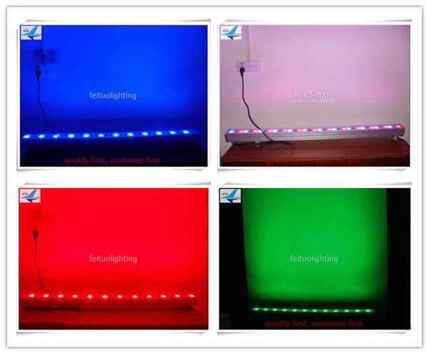 8 шт./лот 36x3 Вт RGB изменяемый цвет Светодиодная лампа шайба CE RHOS IP65 наружная