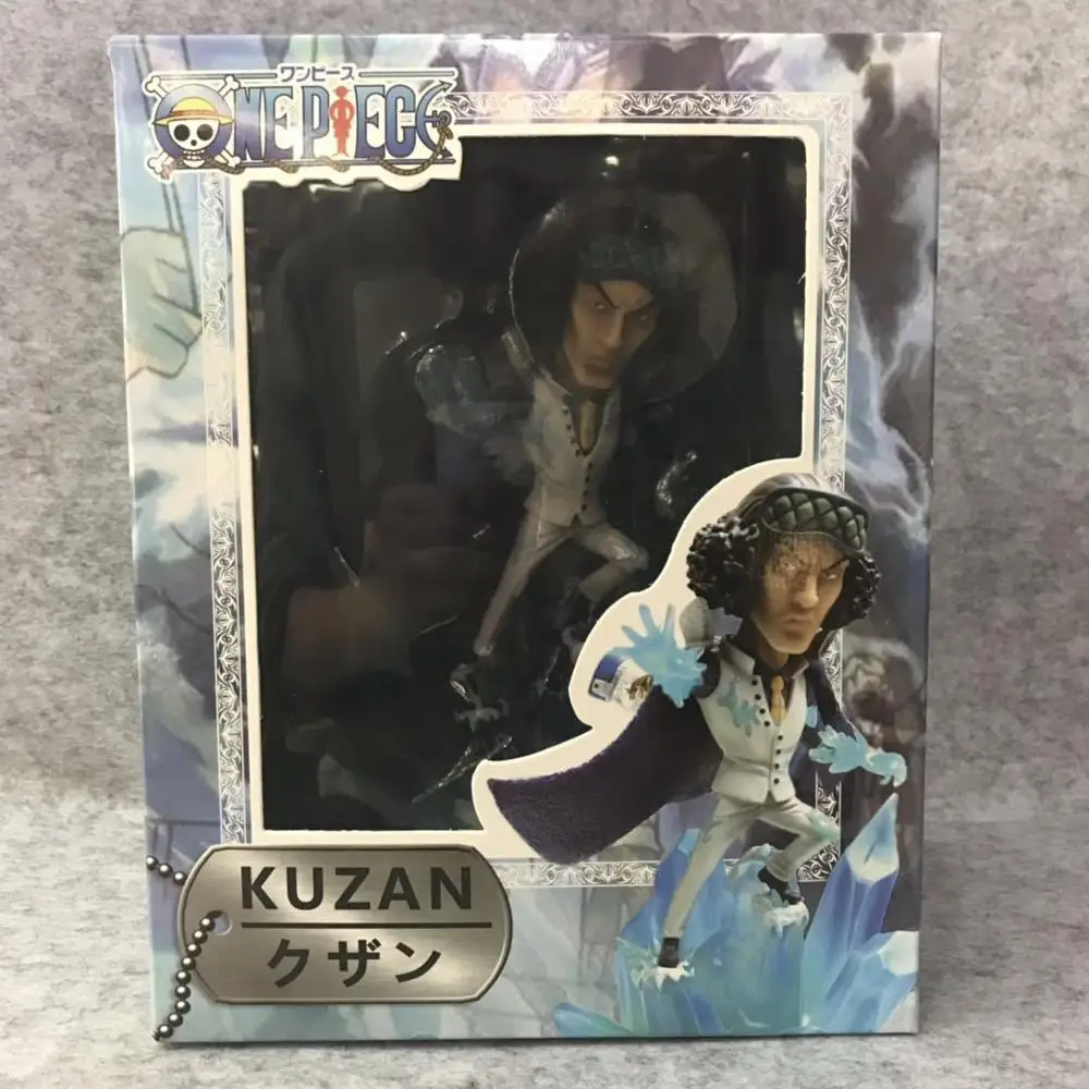 Аниме 21 см Одна деталь Sakazuki/Aokiji Kuzan/Борсалино ПВХ фигурку Коллекционная модель