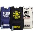 Мужчины Женщины Мужская Японии Аниме One Piece Trafalgar D Водное Право Monkey D. луффи Рюкзак Мешок Школы Дорожная Сумка Модный  Путешествовать  Спорт  Уличный  Кемпинг