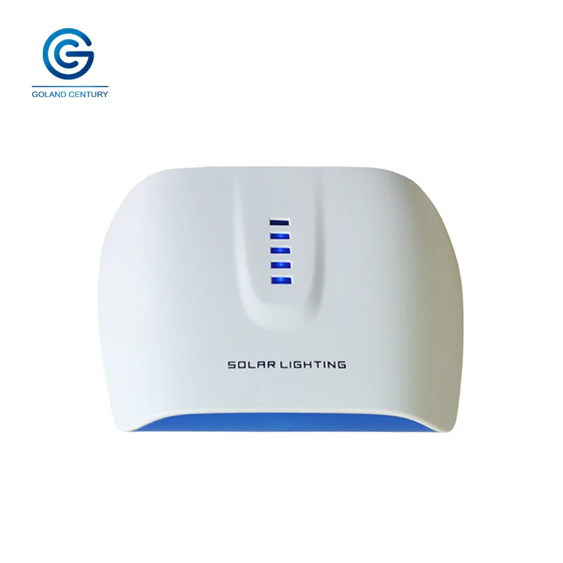 Bule Goland Century SG0403W 6 в 3 Вт Солнечная система освещения маленький Солнечный генератор постоянного тока с 4.4AH перезаряжаемая литиевая батарея для наружного использования - Цвет: Bule