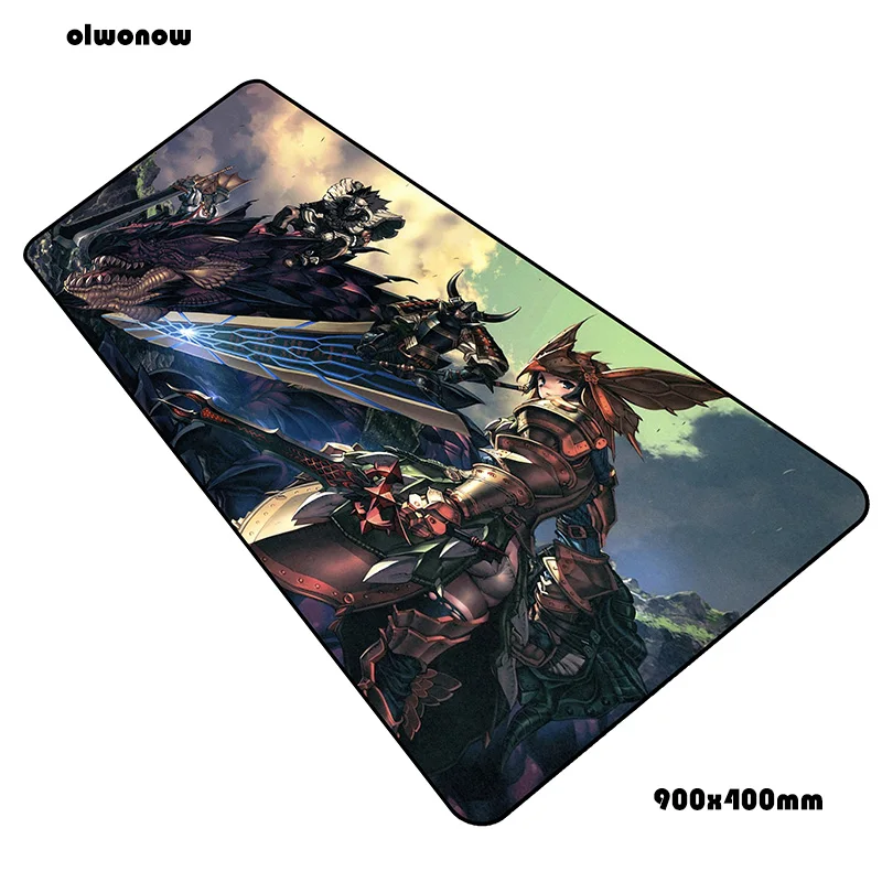 Коврик для мыши monster hunter, геймер, инди-поп, 90x40 см, коврик для мыши notbook, игровой коврик для мыши, Domineering pad, коврик для мыши, стол для компьютера, коврики для мыши