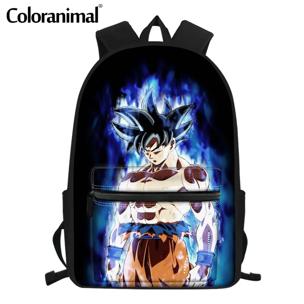 Coloranimal Super Saiyan Son Goku Gohan рюкзак с принтом дракона Аниме Dragon Z Ball детский школьный