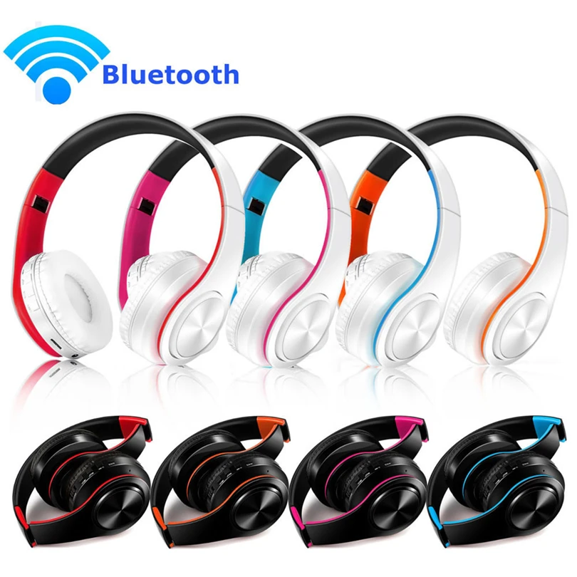 Беспроводной складная гарнитура Bluetooth стерео наушники для iPhone samsung Мобильный