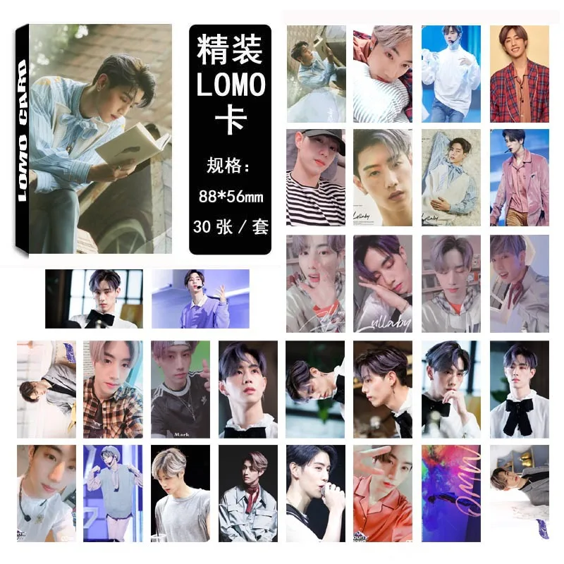 

[MYKPOP]GOT7 MARK LOMO карты колыбельные HD фото бумажные карты 30 шт./компл. Подарочная коробка KPOP Fans коллекция SA18101303