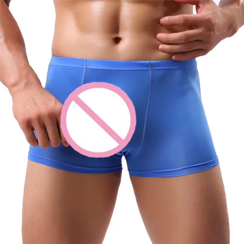 Мужские трусы s Elephant Bulge нижнее белье с карманом шорты стильные сексуальные