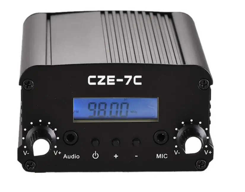 

Оптовая продажа 10 шт. CZE-7C 1 Вт/7 Вт FM стерео PLL трансляционный передатчик 76-108 МГц