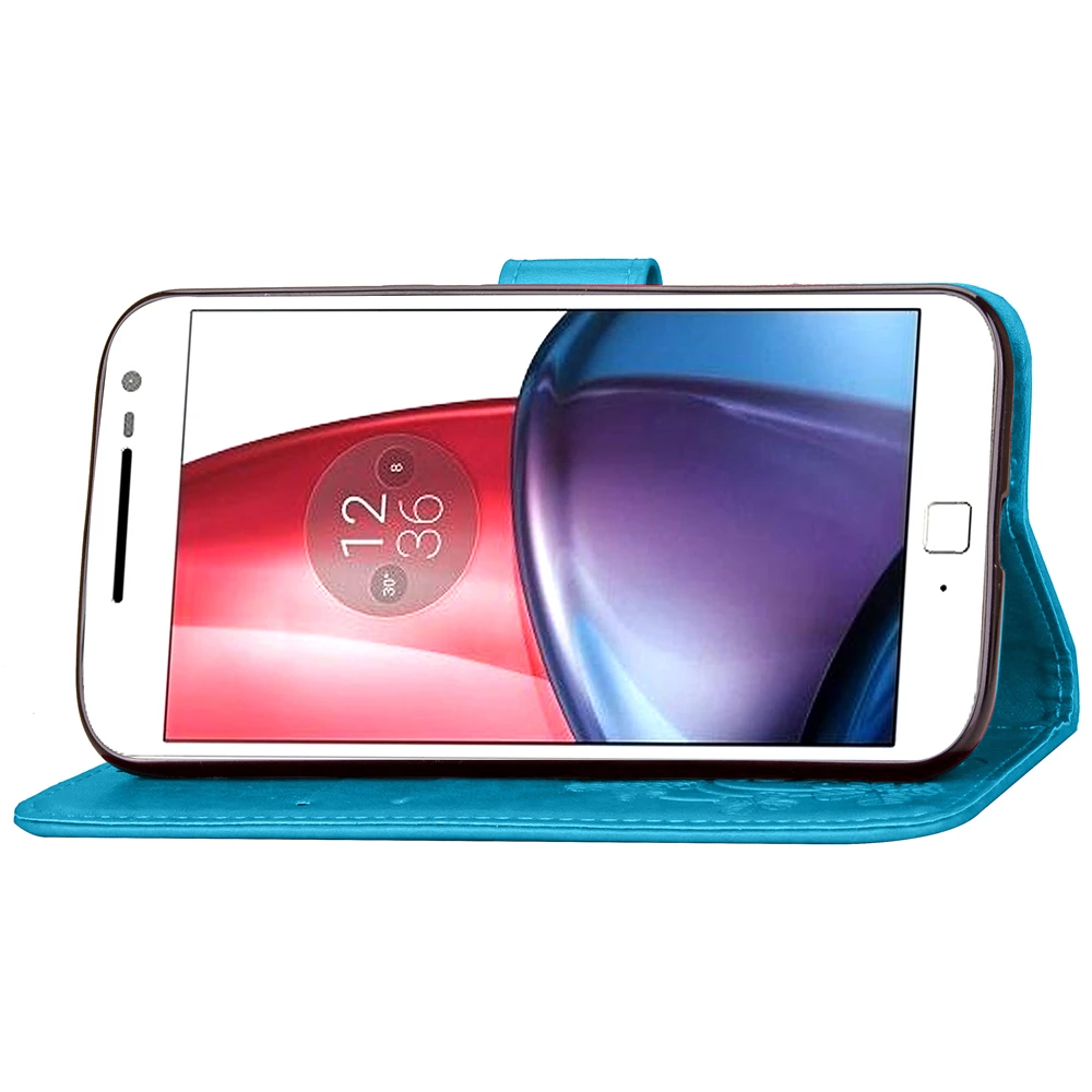 OUZifish узор Кожаный чехол для Motorola Moto G4/мото G4 плюс Чехол 5 дюймов Mobile телефона с