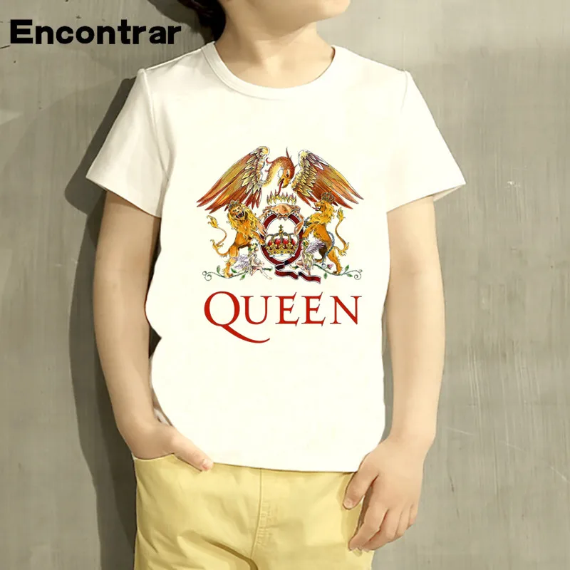 Kinder Königin Rock Band Design Baby Jungen/Mädchen T-shirt Kinder Lustige Kurzarm Tops Kinder Nette T-Shirt,HKP4083