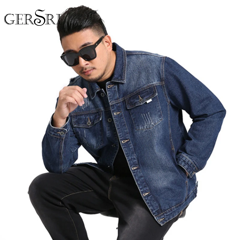 Куртка мужская джинсовая с флисовой подкладкой на осень/зиму | Мужская одежда