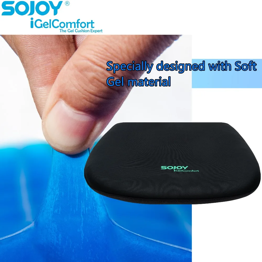SOJOY Coccyx ортопедическая дышащая мягкая удобная крутая 3D гелевая Подушка для