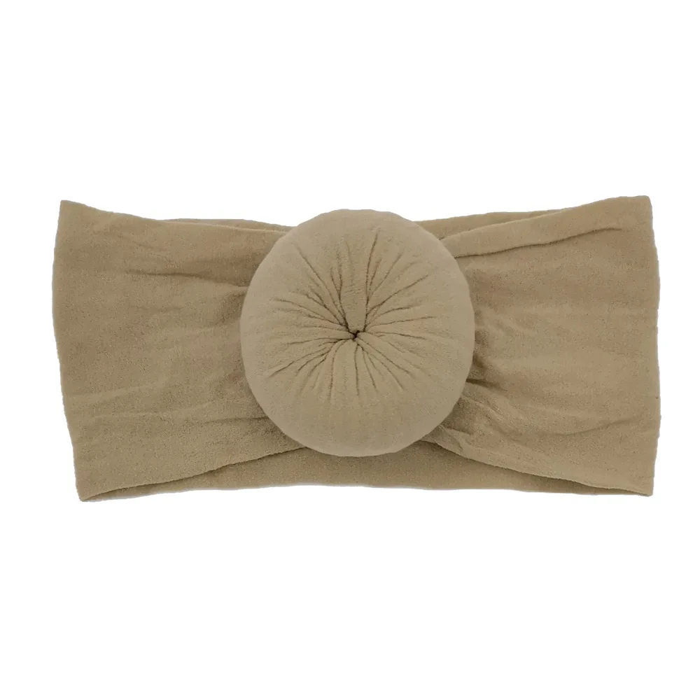 10pcs 2018 Boho Newborn Top Knot Headband Solid turban nylon headwrap Kids Girls Head Band Hair Accessories Summer bandeau bebe |
