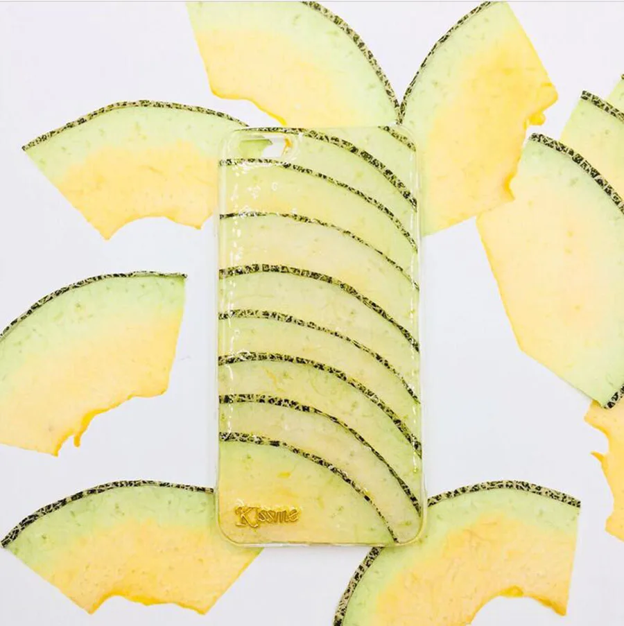 

5pcs Pressed Dried Cantaloupe Slices Fruit Plant Herbarium For Jewelry Postcard Invitation Card Phone Case Bookmark Making DIY
