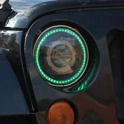 Бесплатная доставка Ангельские глазки светодиодный фары HID Q5 ксеноновые линзы