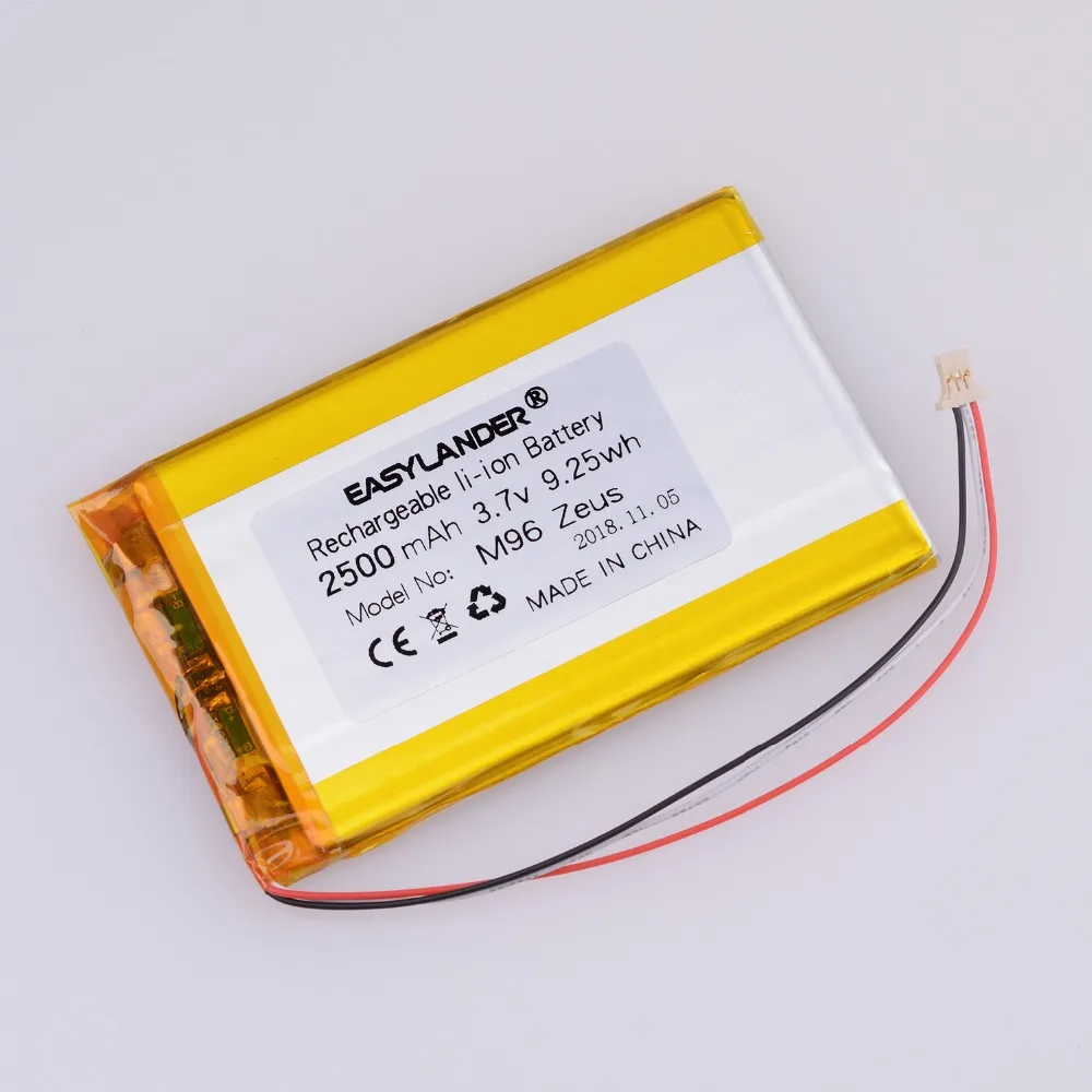 Новый 3 7 V 2500mAh перезаряжаемый литий полимерный аккумулятор для Onyx BOOX M96 Zeus
