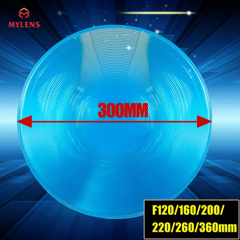 

high power traffic light Fresnel lens round PMMA fresnel lens diameter 300mm focal length 220mm solar energy fresnel lens