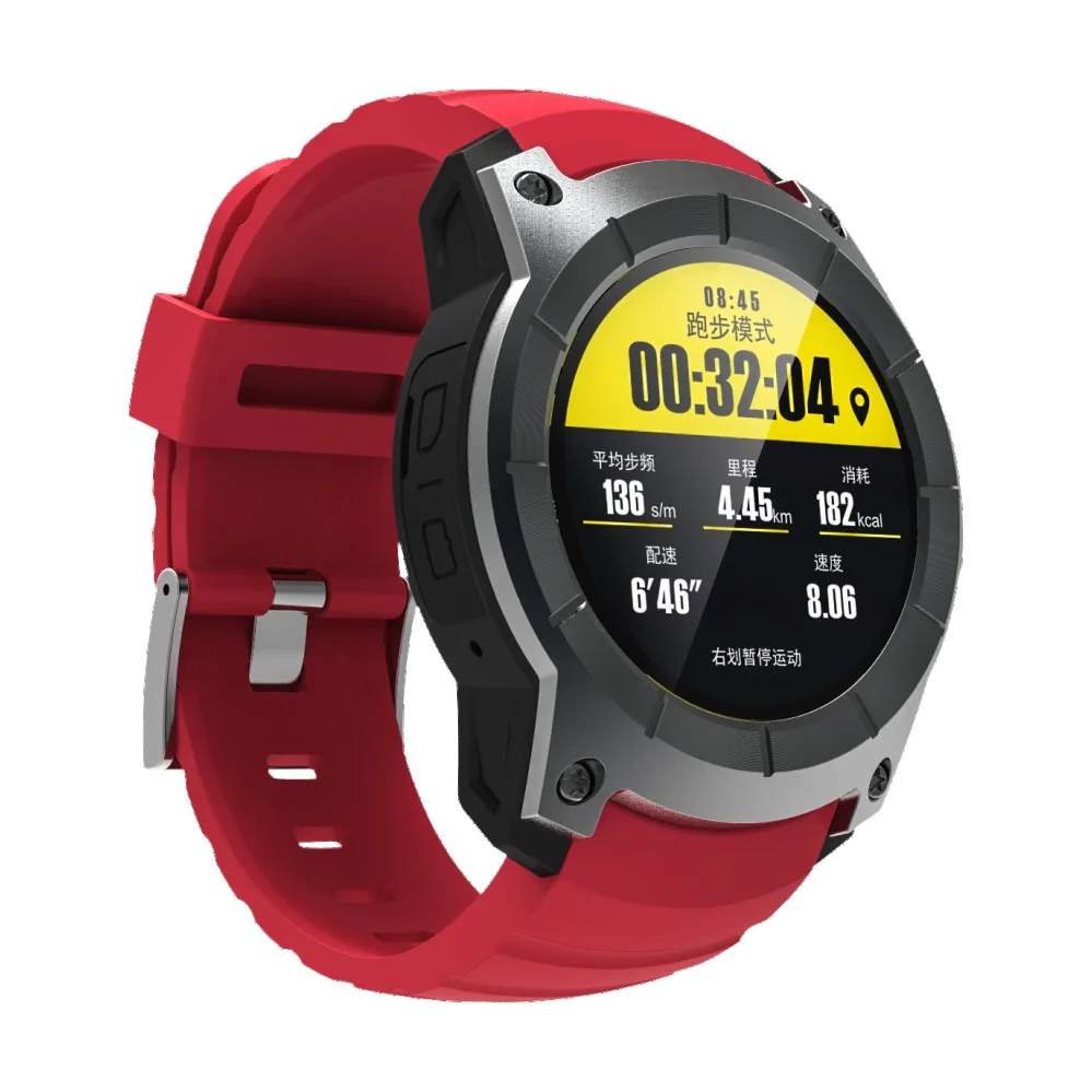 Smartch S958 GPS Smart Watch Multi-function Sport Heart Rate Monitor Support SIM TF Card Barometer Activity Track Mu |