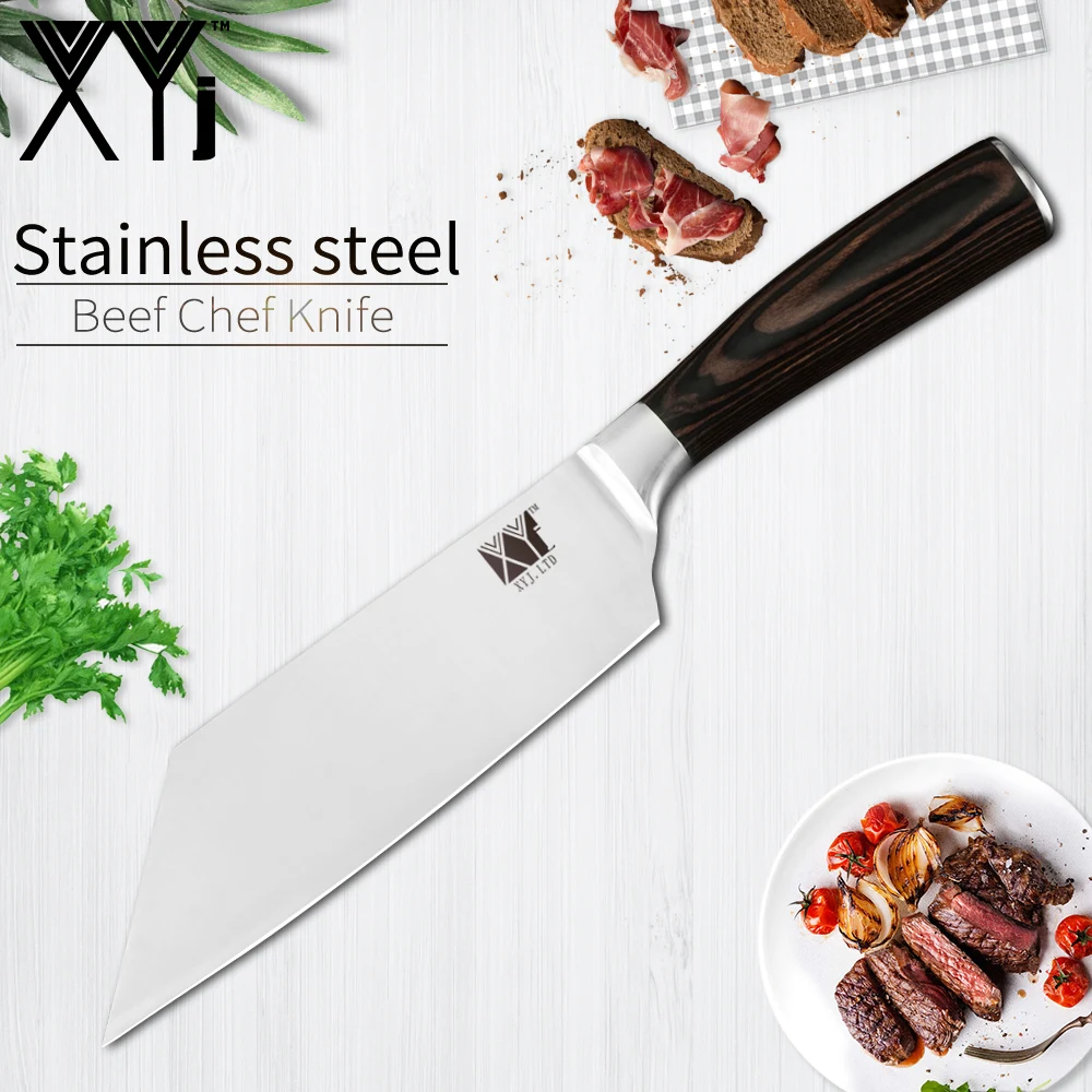 XYj бренд говядина из нержавеющей стали шеф-повара Высококачественный новый