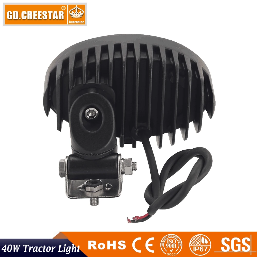 Светодиодная рабочая лампа 40 Вт с регулируемым кронштейном на 360 градусов 8 шт. 12 В