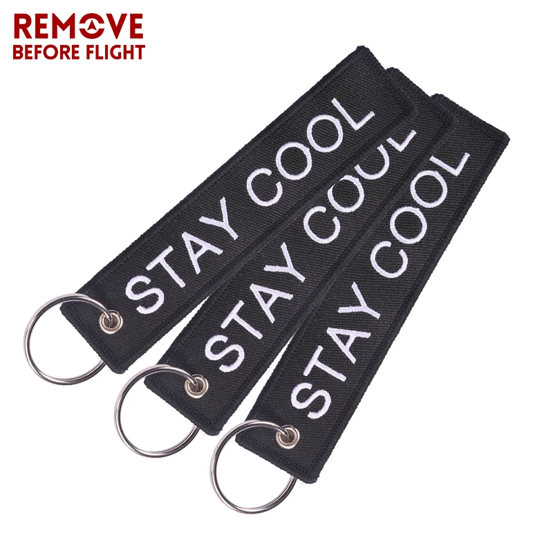 Оптовая продажа модный брелок для ключей STAY COOL потрясающие повседневные