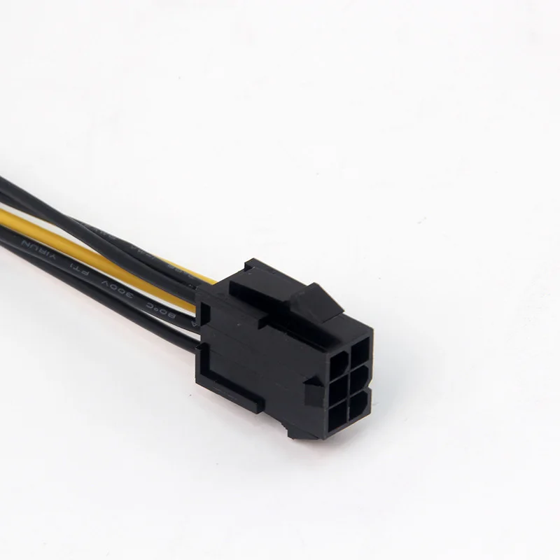 Кабель питания 6Pin Female/Dual 4Pin Female для видеокарты Molex | Компьютеры и офис