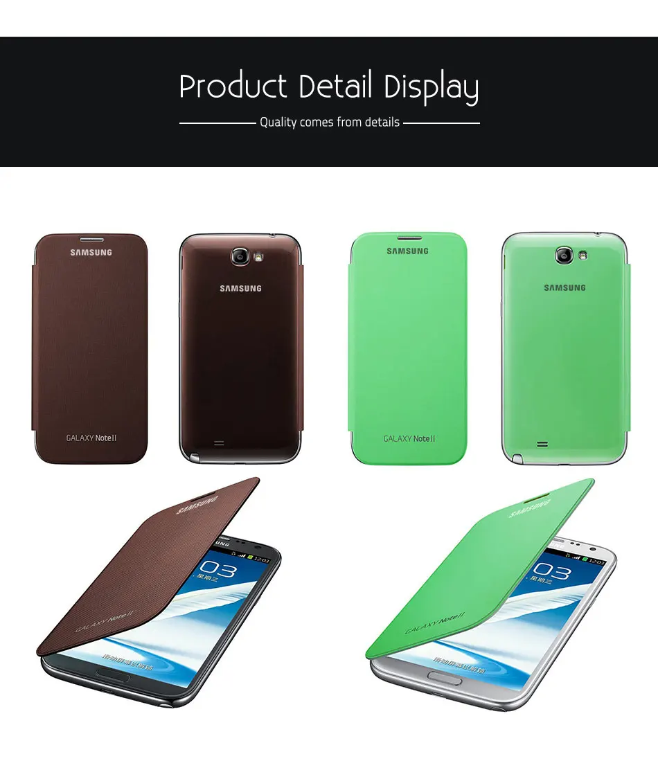 Чехол для samsung Note 2, кожаный матовый противоударный чехол для samsung Galaxy Note 2 N7100, защитный чехол-книжка в виде ракушки