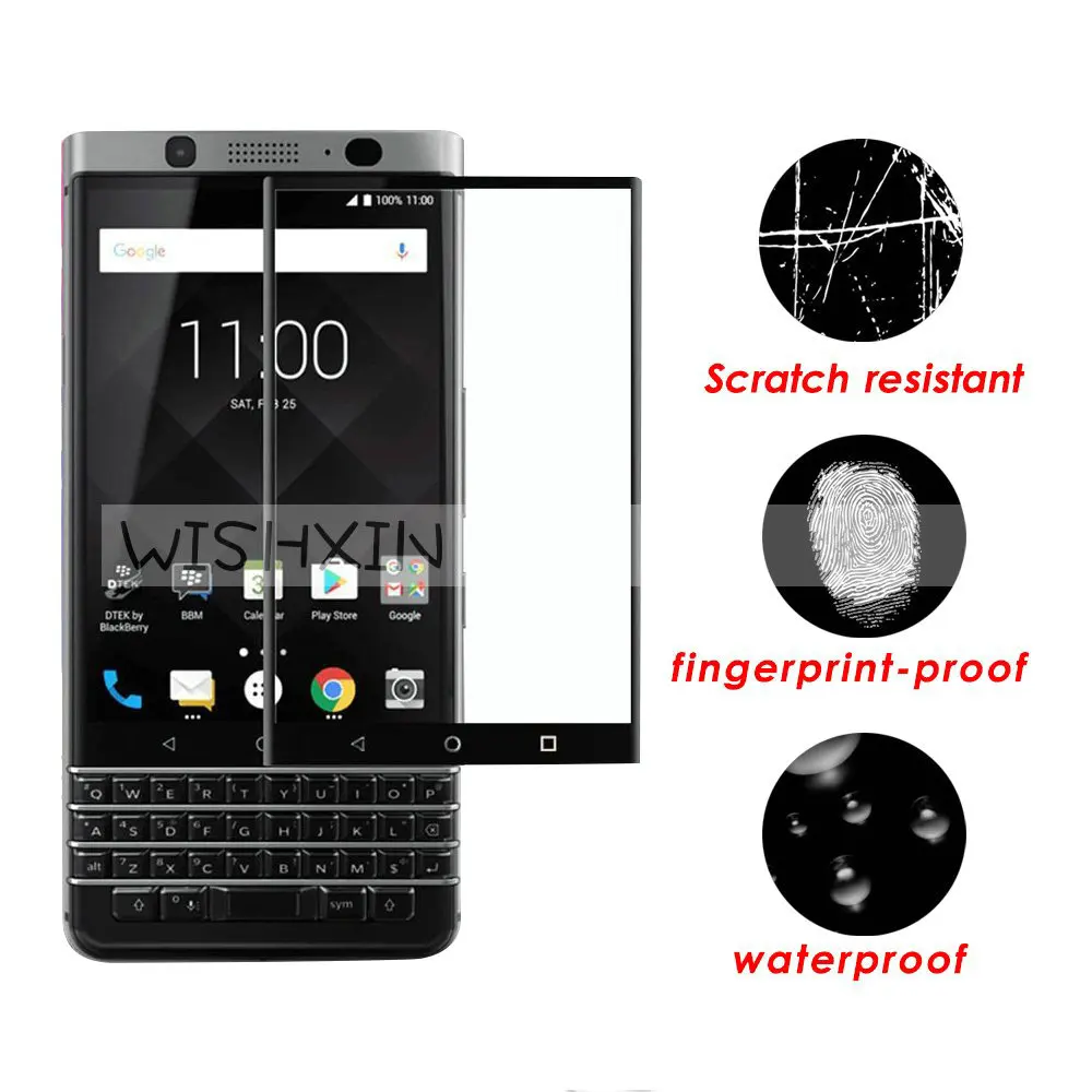 Закаленное стекло для Blackberry Keyone полное покрытие 9H защитная пленка Взрывозащищенная Защита экрана для Blackberry Keyone DTEK70