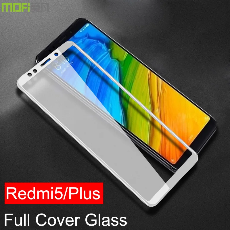 Для xiaomi redmi 5 plus, закаленное стекло для защиты экрана, mofi, ультратонкое стекло для экрана 5,99, для xiaomi redmi 5 plus, закаленное стекло