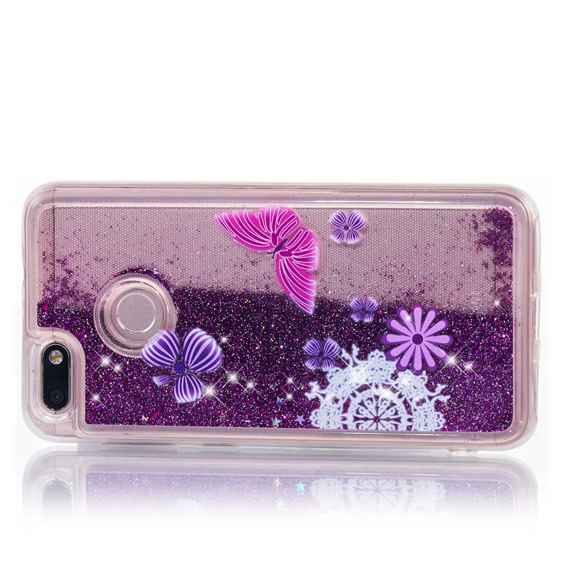 Soaptree чехол для телефона для huawei Nova Lite Y6 Pro P9 lite mini Enjoy 7 5,0 дюймов Блестящий жидкий Мягкий ТПУ чехол