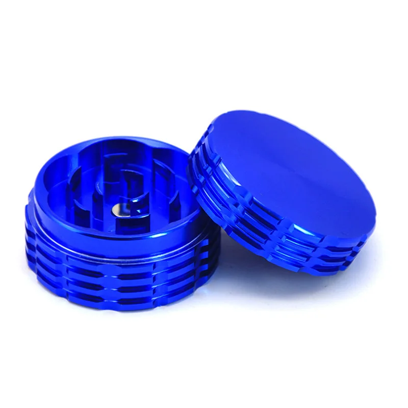 2 слоя мини металлический измельчитель травы сигарета Табак шлифовальные