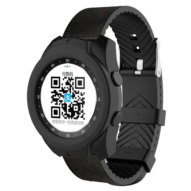 Силиконовый защитный мягкий чехол накладка для смарт часов Ticwatch