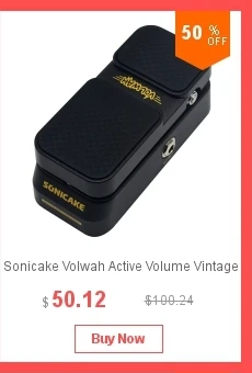 Sonicake гитарные эффекты Педальный переключатель Топпер алюминиевый сплав крышка красочные 5 Pc Бамперы