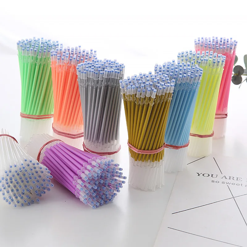 10pc Party Festival Fluorescent DIY Decorations Gel Pen Refills Multi-color Colorful Painting Drawing for Student School Child | Дом и сад